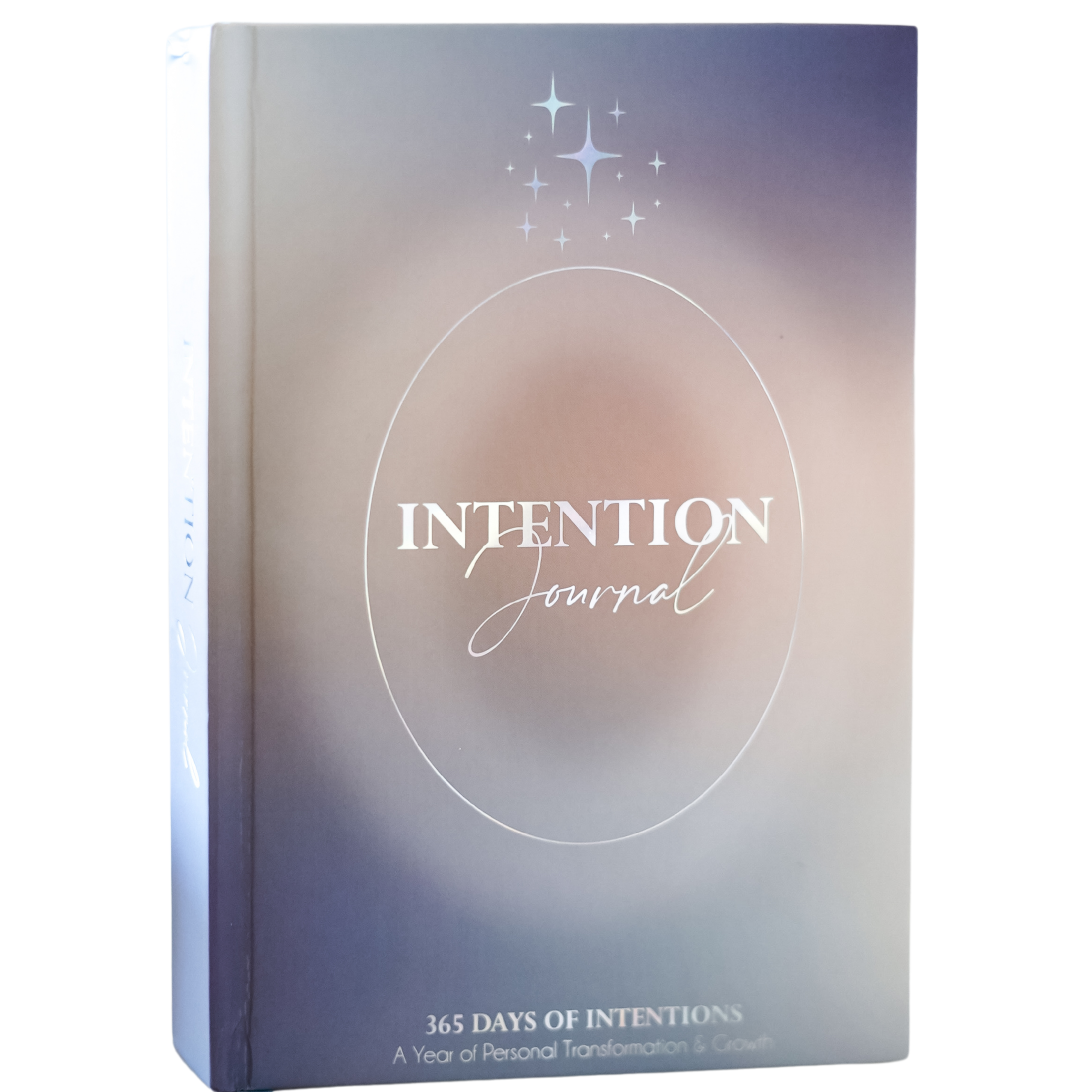 Minimalist hardcover 365 intention journal