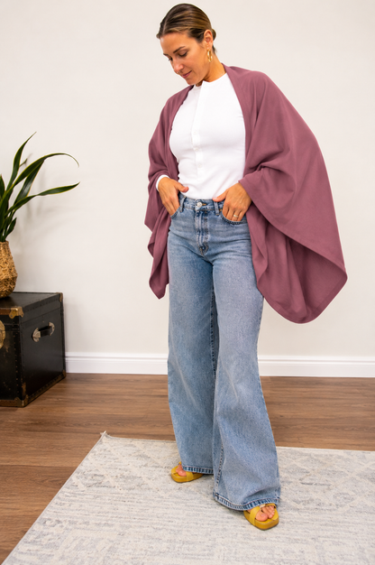 When The- Cocoon Draped Wrap