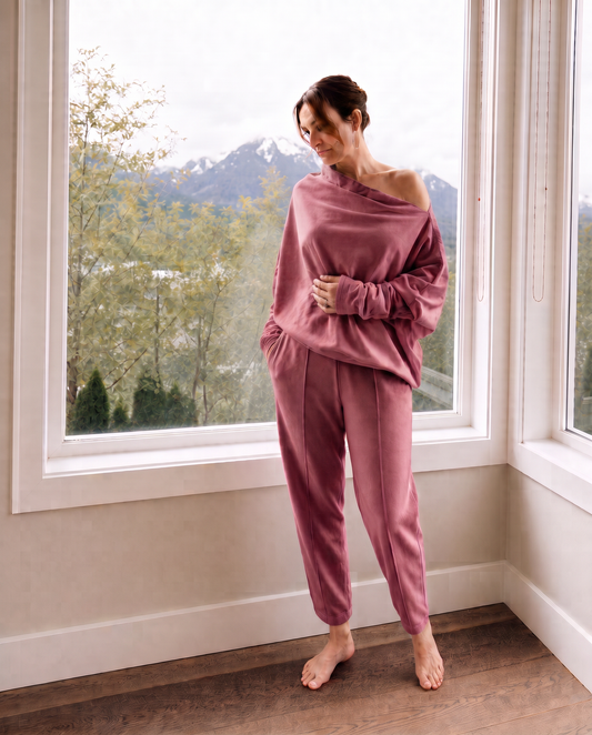 SHE BE - Soft Barrel Leg Pant